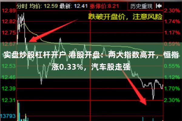 实盘炒股杠杆开户 港股开盘：两大指数高开，恒指涨0.33%，汽车股走强