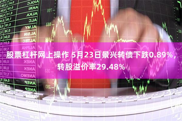 股票杠杆网上操作 5月23日景兴转债下跌0.89%，转股溢价率29.48%