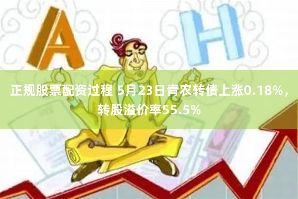 正规股票配资过程 5月23日青农转债上涨0.18%，转股溢价率55.5%