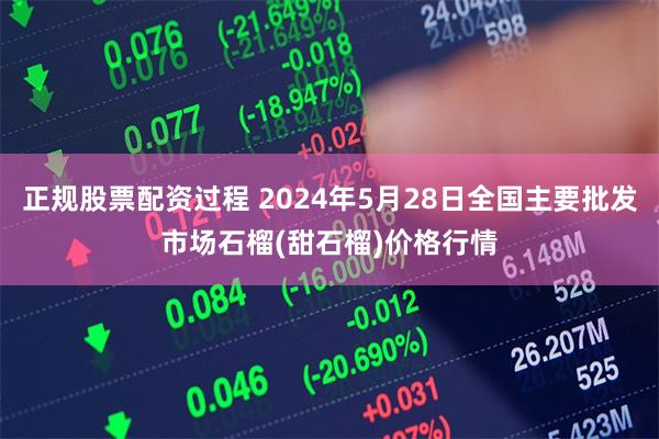 正规股票配资过程 2024年5月28日全国主要批发市场石榴(甜石榴)价格行情