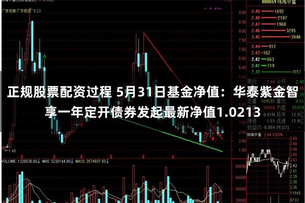 正规股票配资过程 5月31日基金净值：华泰紫金智享一年定开债券发起最新净值1.0213