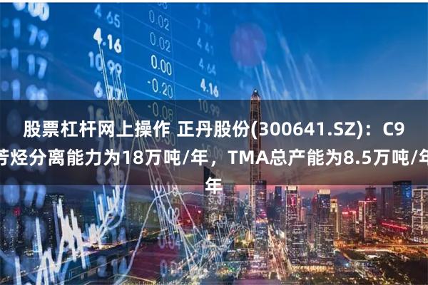 股票杠杆网上操作 正丹股份(300641.SZ)：C9芳