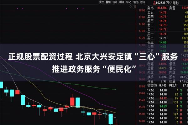 正规股票配资过程 北京大兴安定镇“三心”服务 推进政务服务“便民化”