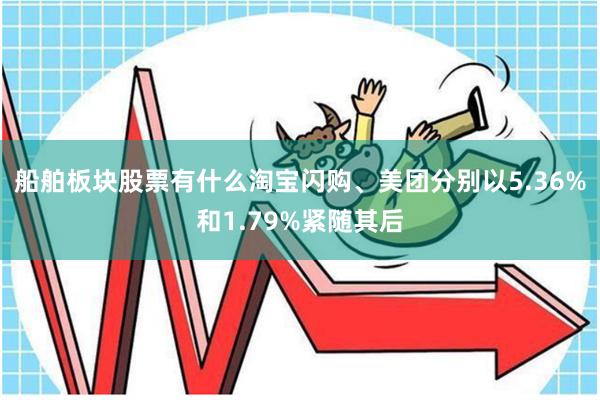 船舶板块股票有什么淘宝闪购、美团分别以5.36%和1.79%紧随其后